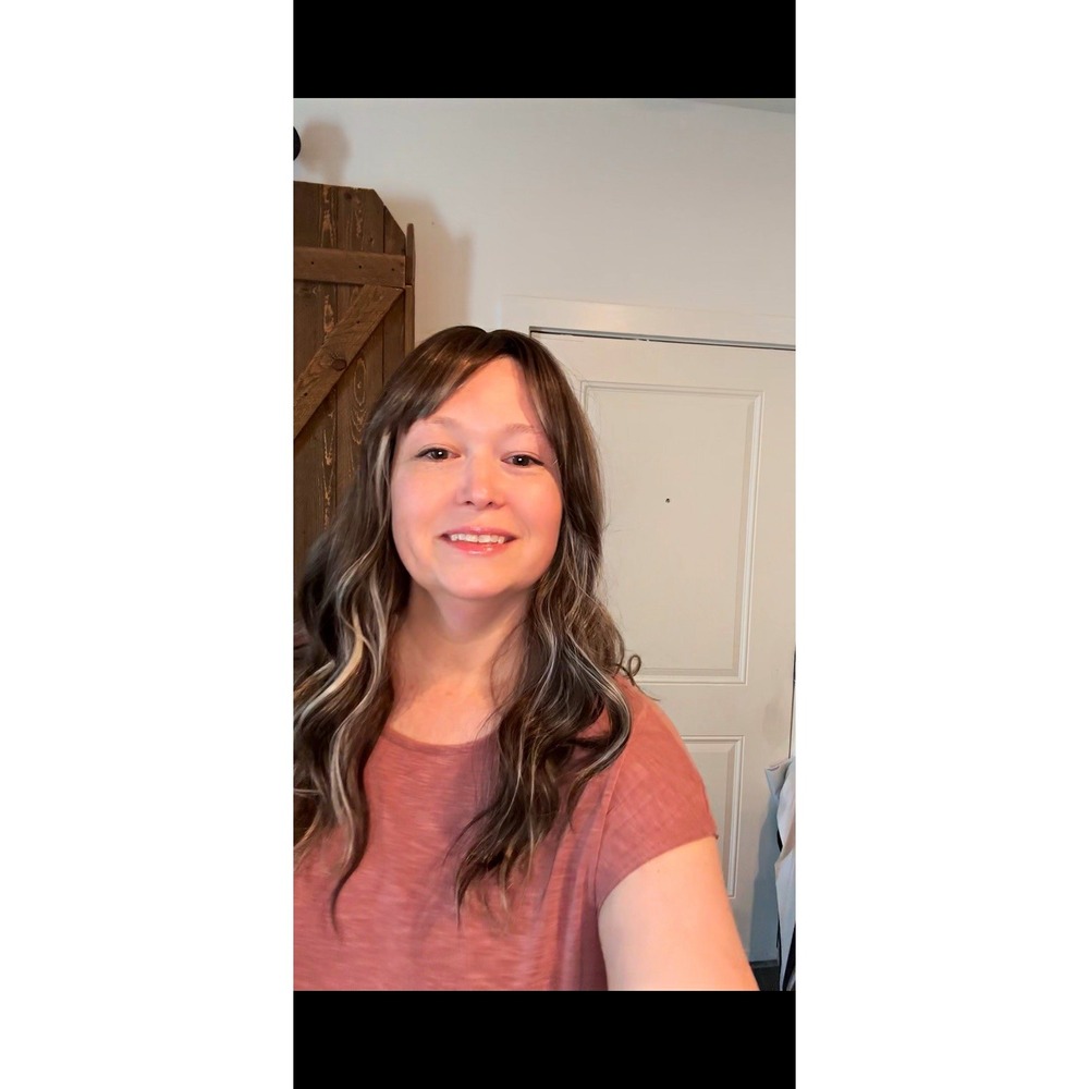 JB Extension "Claire" Coffee Cream Wavy, w/ Bangs 22 in Hard Silky Top